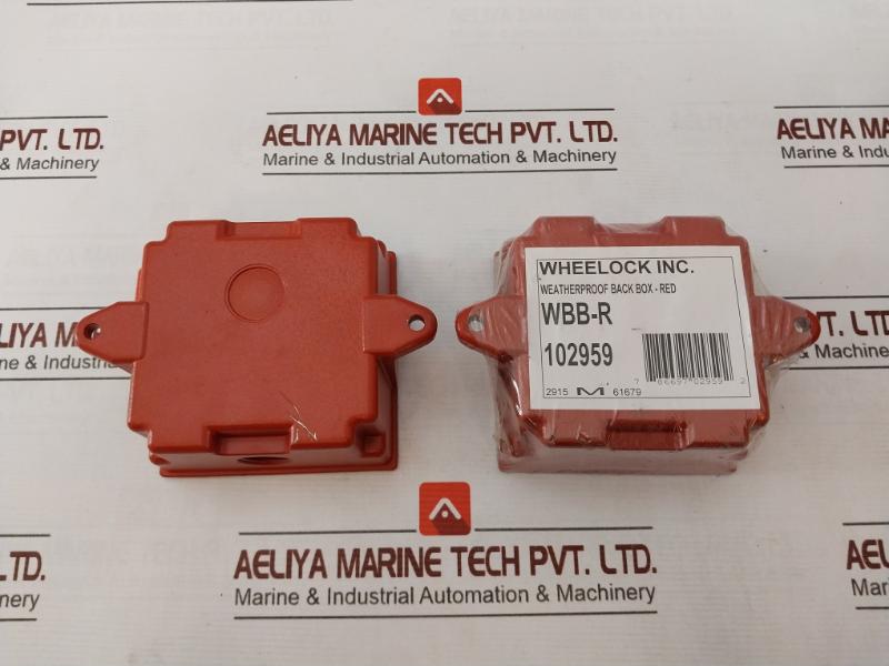 Wheelock Wbb-r Weatherproof Back Box For Mounting Horn Strobe 102959
