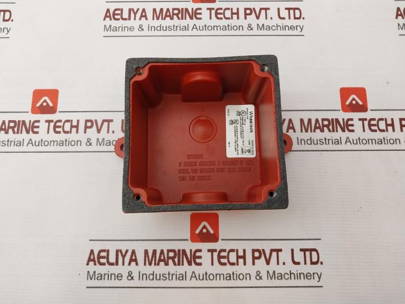 Wheelock Wbb-r Weatherproof Back Box For Mounting Horn Strobe 102959