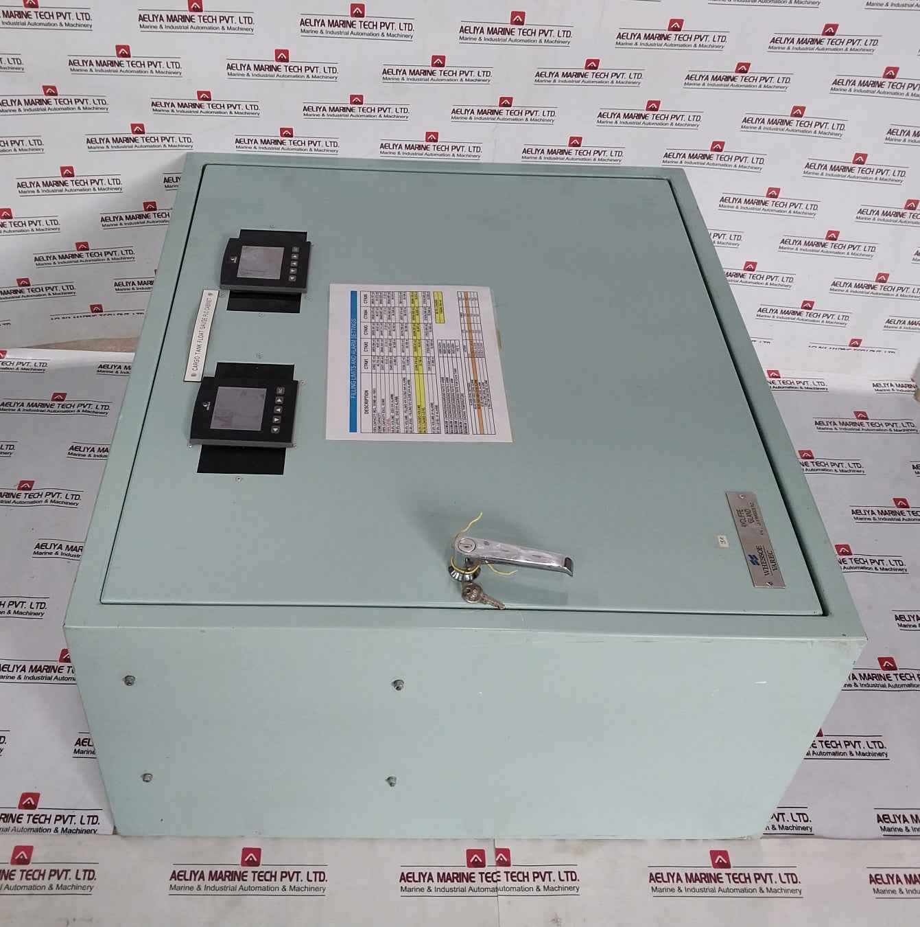 Whessoe 01761-12-2100 Cargo Tank Float Gauge Plc W/ Cabinet Rev A 100-240v Ac