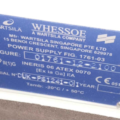 Whessoe 01761-12-2100 Cargo Tank Float Gauge Plc W/ Cabinet Rev A 100-240v Ac
