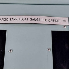Whessoe 01761-12-2100 Cargo Tank Float Gauge Plc W/ Cabinet Rev A 100-240v Ac