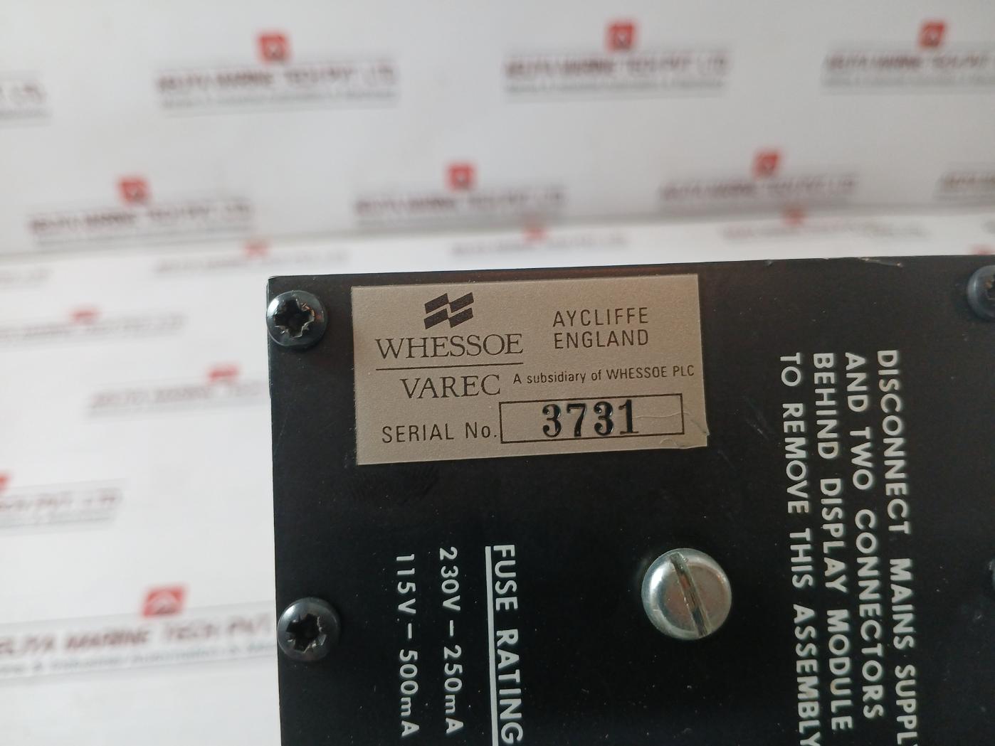 Whessoe Fig. 1097 Transmitter Test Instrument Atg 20Ma