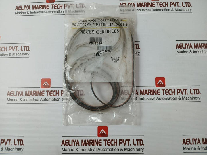 Whirlpool Wpy312959 Dryer Drum Belt