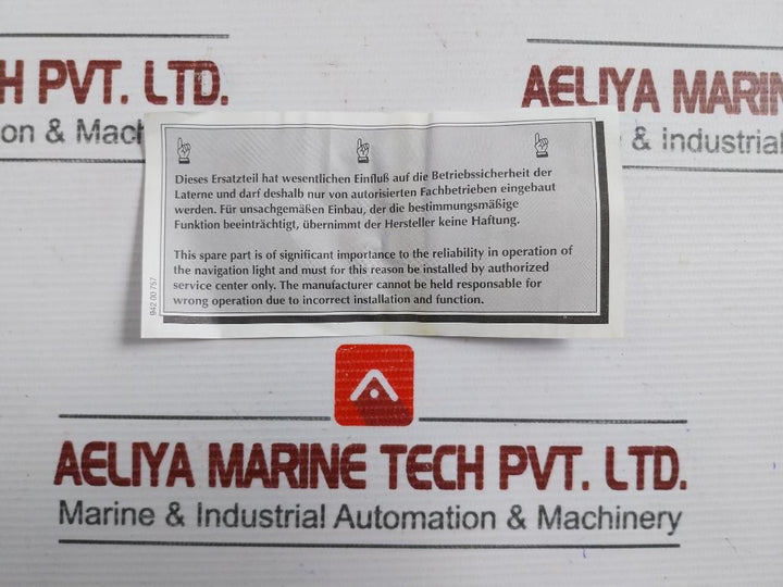 White Lens For Navigation Light By Aqua Signal E-8307000400