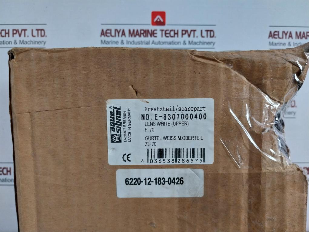 White Lens For Navigation Light By Aqua Signal E-8307000400