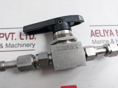 Whitey Ss-44S6 Panel Mount Ball Valve