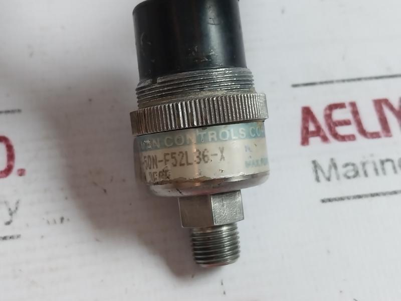 Whitman Controls P119G-50N-f52L36-x Pressure Switch 500/5A 250Vac