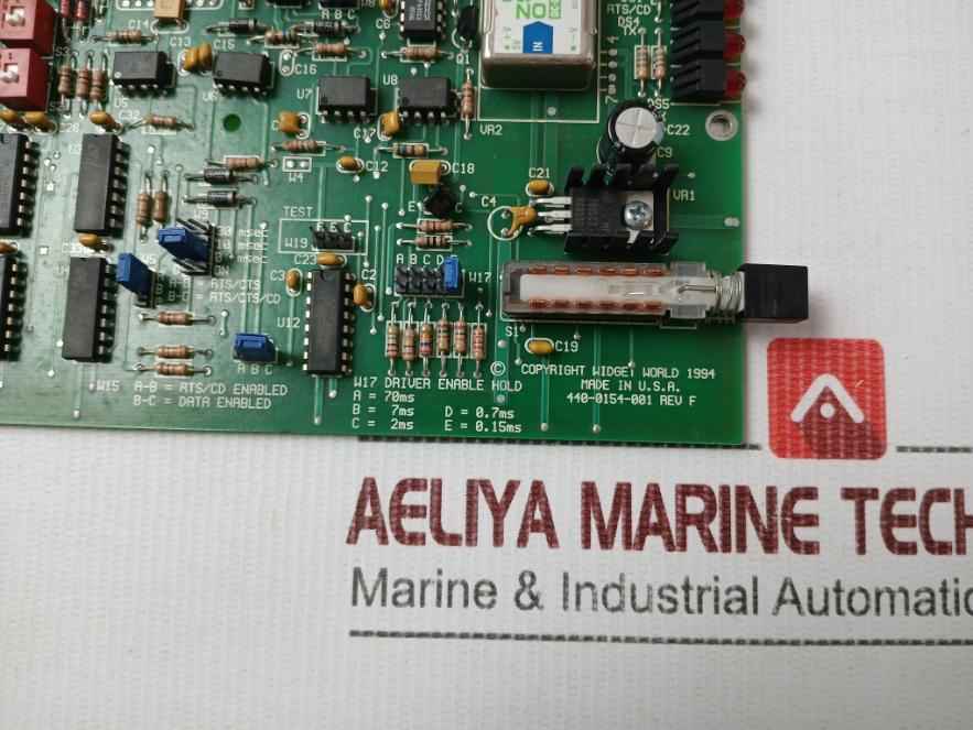 Widget World 440-0154-001 Printed Circuit Board Rev F