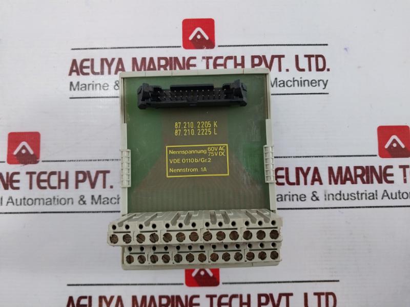 Wieland Bamberg 87.210.2205 K Plc Board 87.210.2225 L 60Vac 75Vdc Web 1001