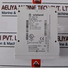 Wieland NGZ110 R2.067.0050.0 Time Relay 0.5S-10S