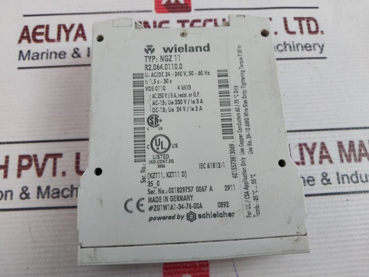 Wieland Ngz 11 Timer 1,5S-30S 50/60Hz