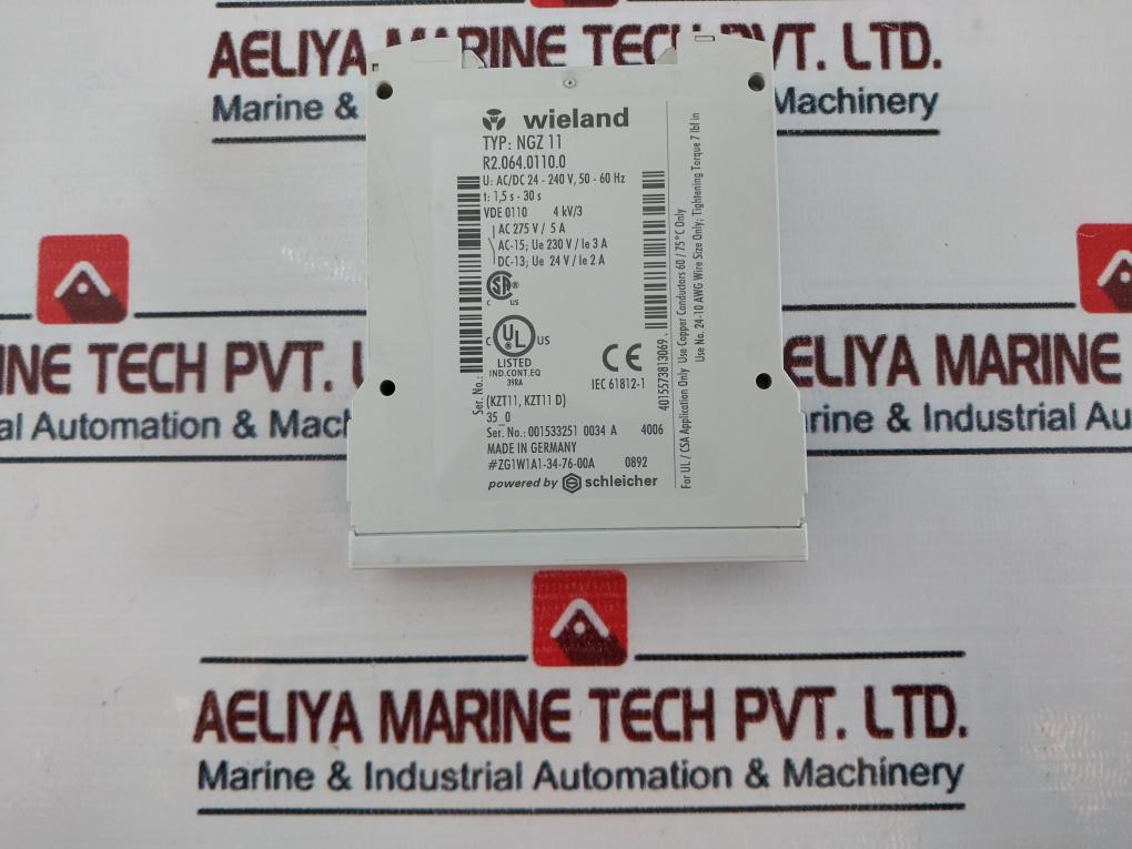 Wieland Ngz 11 Timer Relay 1,5S–30S R2.064.0110.0