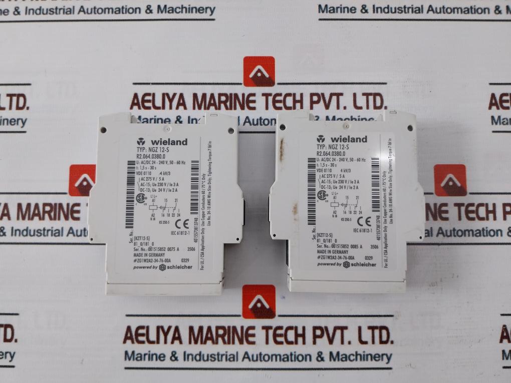 Wieland Ngz 12-s Time Relay R2.064.0380.0