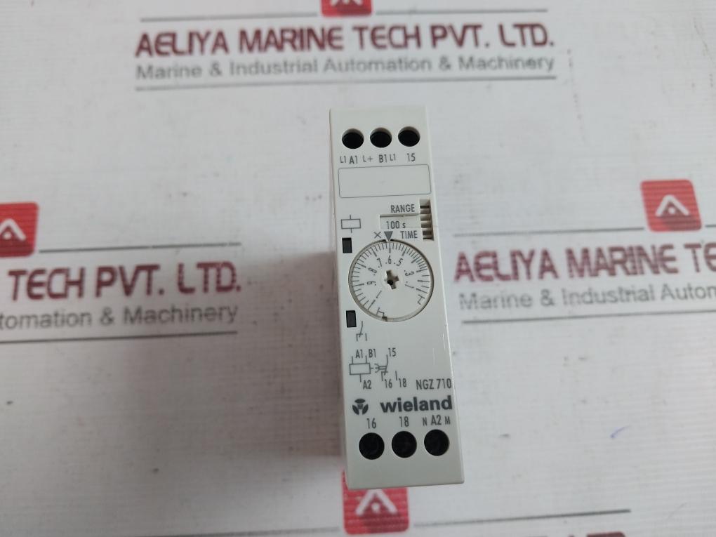 Wieland Ngz 710 Time Relay R2.065.0070.0 Ac/Dc 24-240V, 50-60Hz 275V/5A 4Kv/3