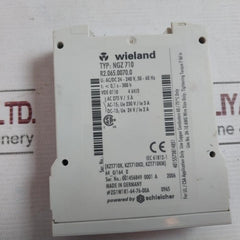 Wieland Ngz 710 Time Relay R2.065.0070.0 Ac/Dc 24-240V, 50-60Hz 275V/5A 4Kv/3