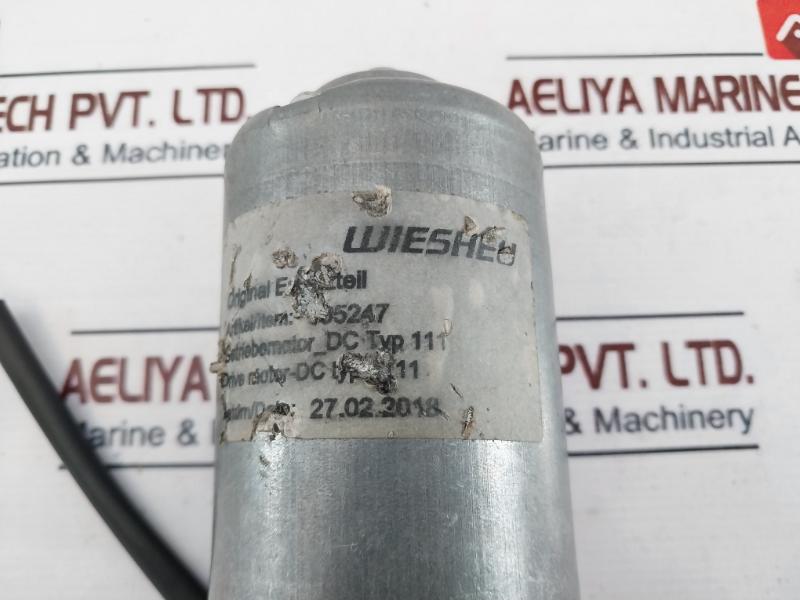 Wiesheu 105247 Dc Gearmotor Typ 111, 24v