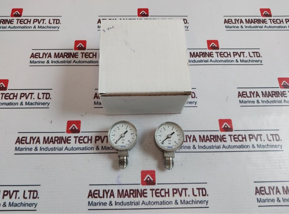 Wika 0-10 Bar Pressure Gauge 316 SS