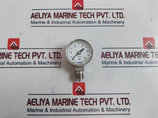 Wika 0-10 Bar Pressure Gauge 316 SS