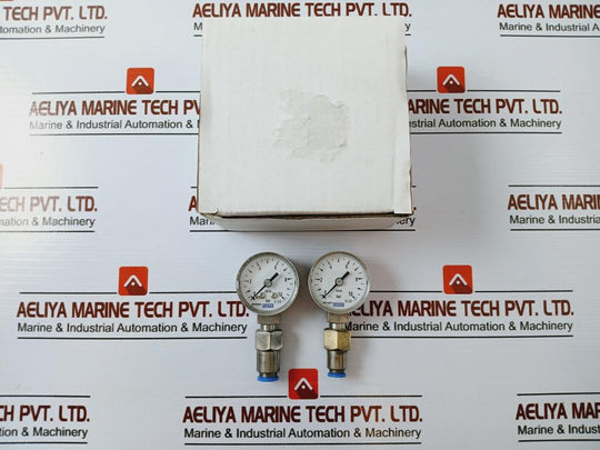 Wika 0-10 Bar Pressure Gauge, 316 Stainless Steel