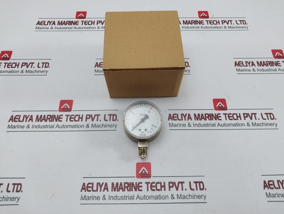 Wika 0-16Bar Cl-2.5 Pressure Gauge En 562