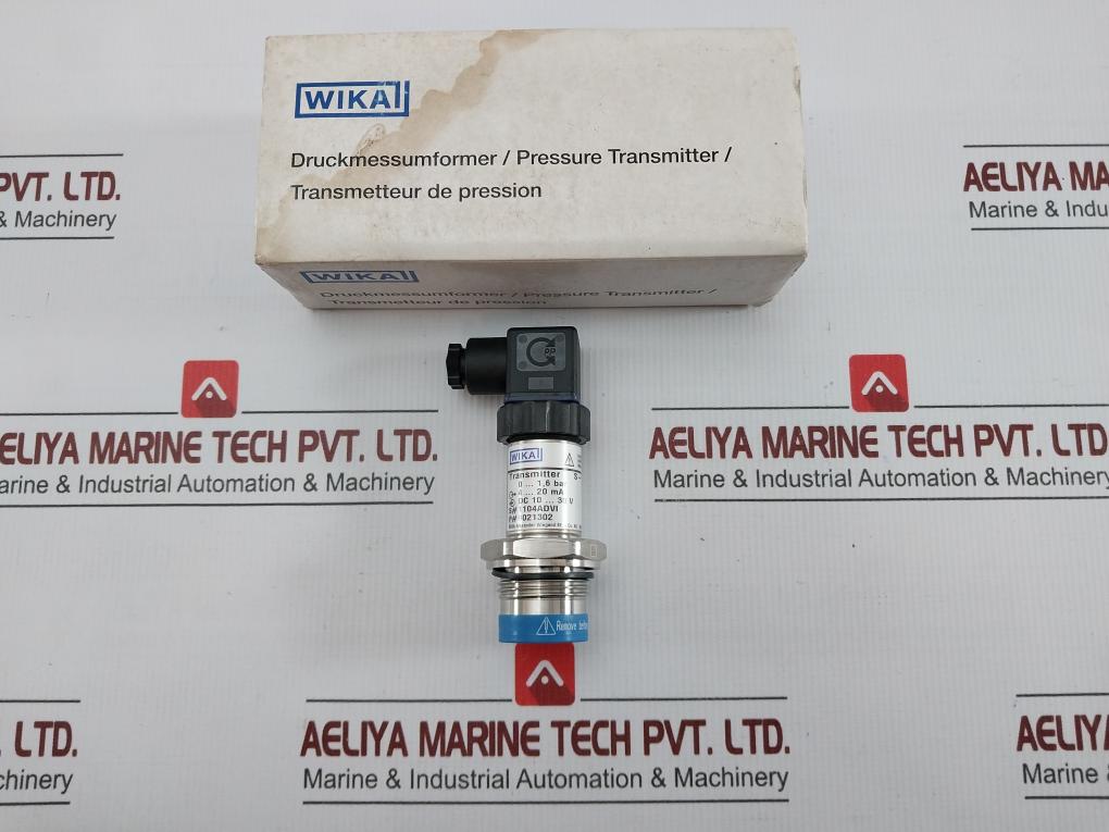 Wika 0-1,6 Bar Pressure Transmitter 4-20 Ma 9021302