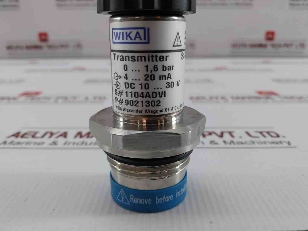 Wika 0-1,6 Bar Pressure Transmitter 4-20 Ma 9021302