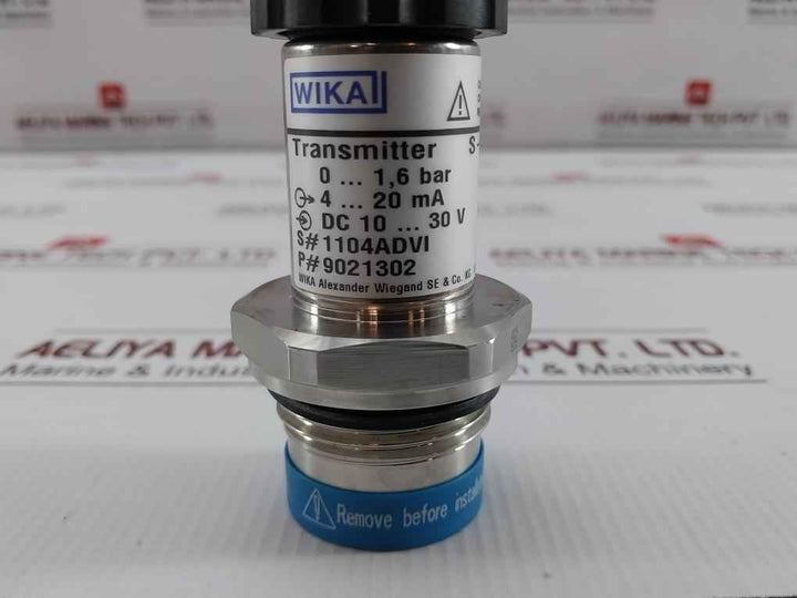 Wika 0-1,6 Bar Pressure Transmitter 4-20 Ma 9021302