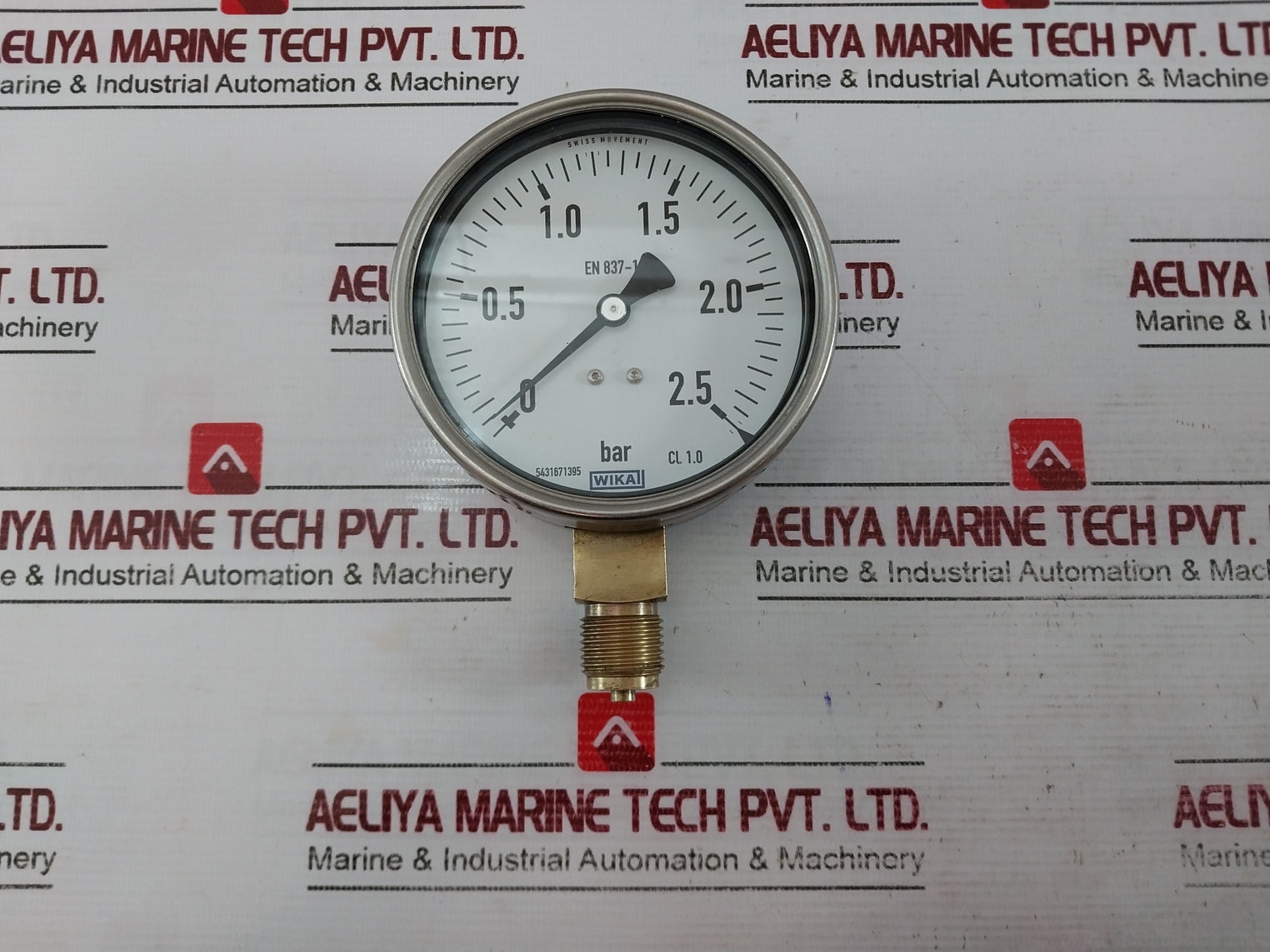 Wika 0-2.5 Bar Pressure Gauge En 837-1