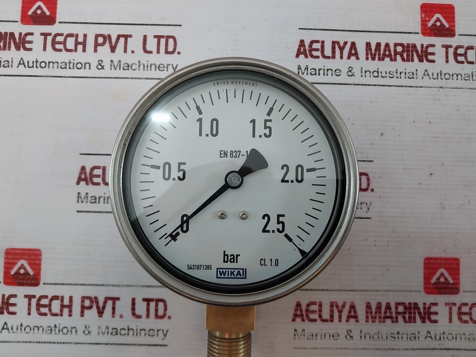 Wika 0-2.5 Bar Pressure Gauge En 837-1