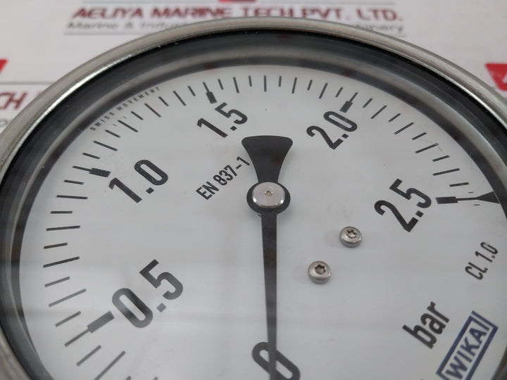 Wika 0-2.5 Bar Pressure Gauge En 837-1