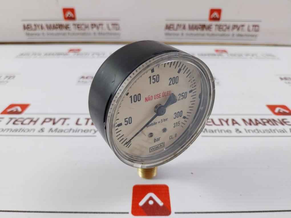 Wika 0-315 Bar Pressure Gauge Cl.B