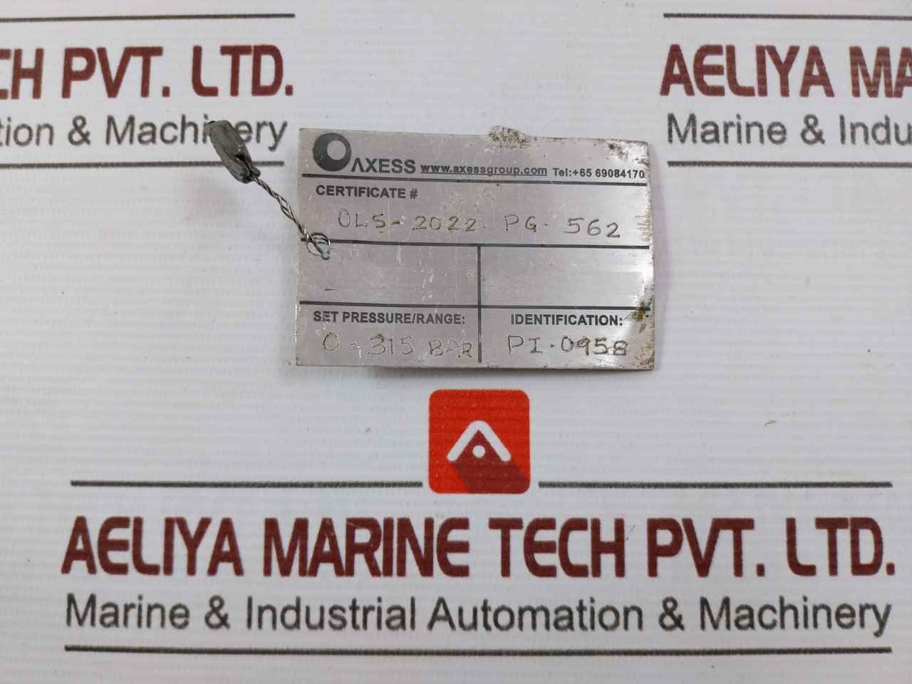 Wika 0-315 Bar Pressure Gauge Cl.B