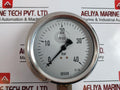 Wika 0-40 Bar Pressure Gauge, En 837-1, Swiss Movement, Cl.1.6