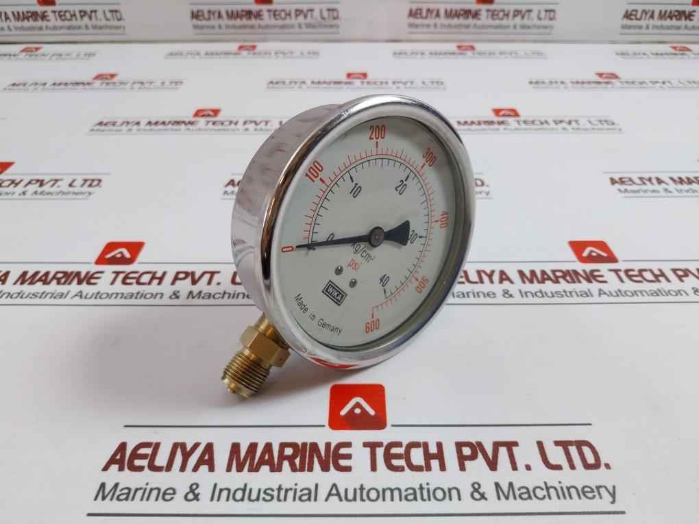 Wika 0-40 Kg/Cm2 Pressure And Temperature Gauge 0-600 Psi