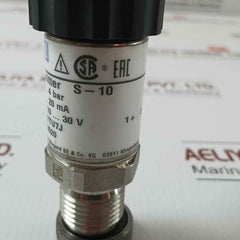 Wika 0-4 Bar 9013520 Pressure Transmitter 4-20 Ma