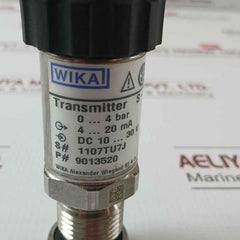 Wika 0-4 Bar 9013520 Pressure Transmitter 4-20 Ma