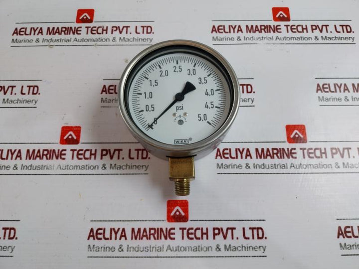 Wika 0-5,0 Psi Industrial Pressure Gauge 0-5.0 Psi