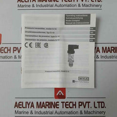 Wika 0..25 Bar 4..20 Ma Pressure Transmitter S-10 9073922