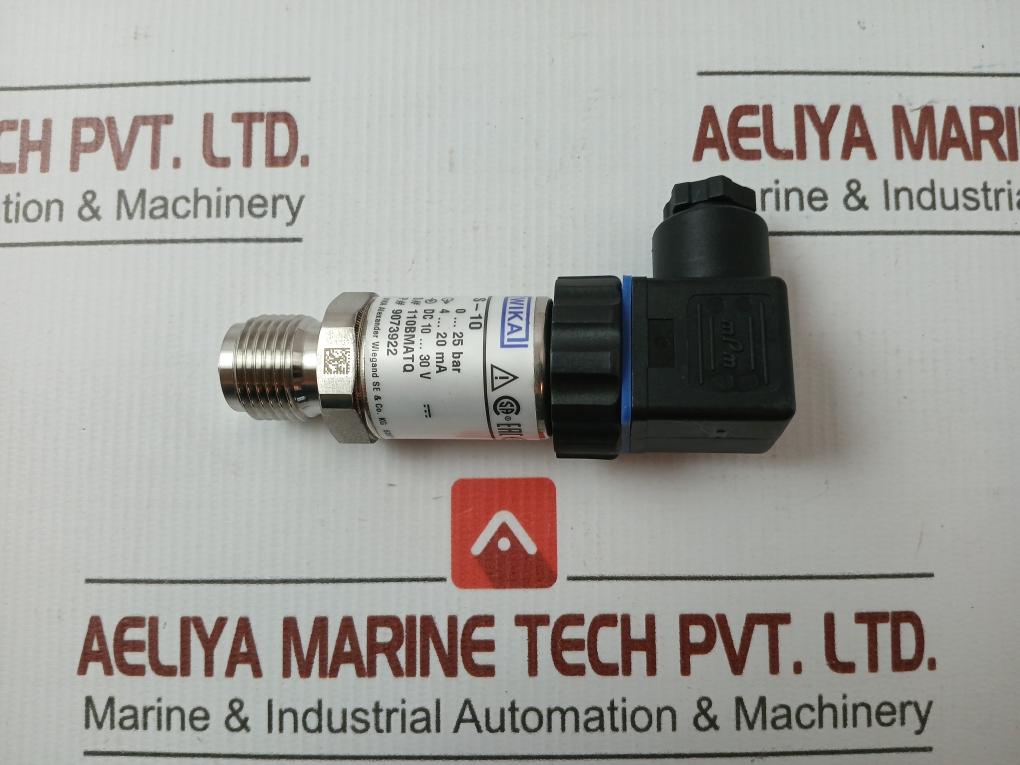 Wika 0..25 Bar 4..20 Ma Pressure Transmitter S-10 9073922