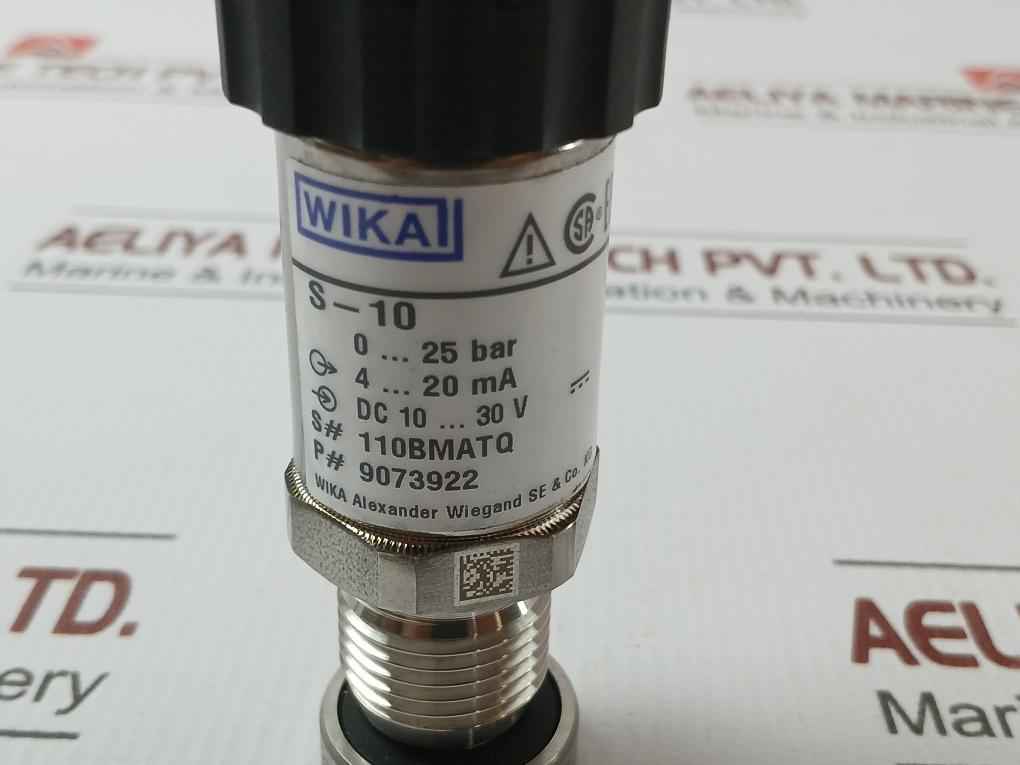 Wika 0..25 Bar 4..20 Ma Pressure Transmitter S-10 9073922