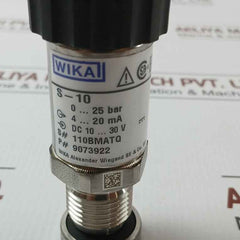 Wika 0..25 Bar 4..20 Ma Pressure Transmitter S-10 9073922