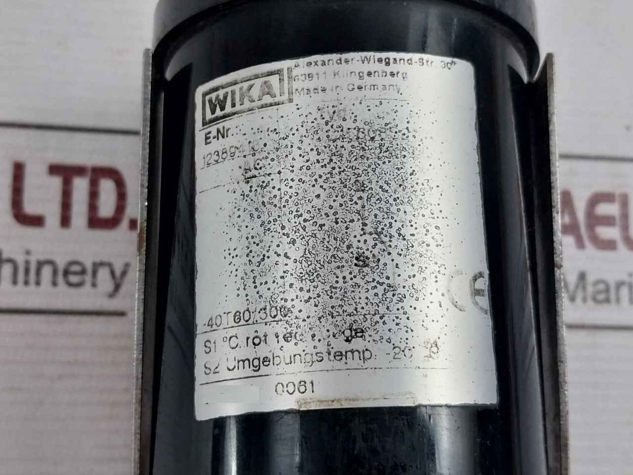 Wika 12389413 Temperature Control Switch 2.5 Meter