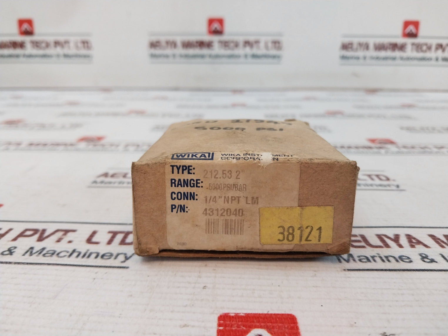 Wika 212.53 2” Pressure Gauge 0-5000 Psi 80502055