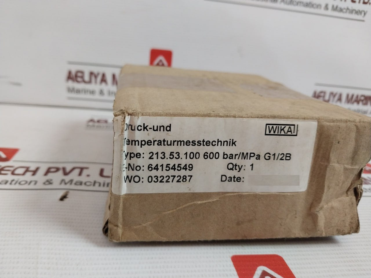 Wika 213.53.100 Mounting Pressure Gauge 8800Fgqf 64154549