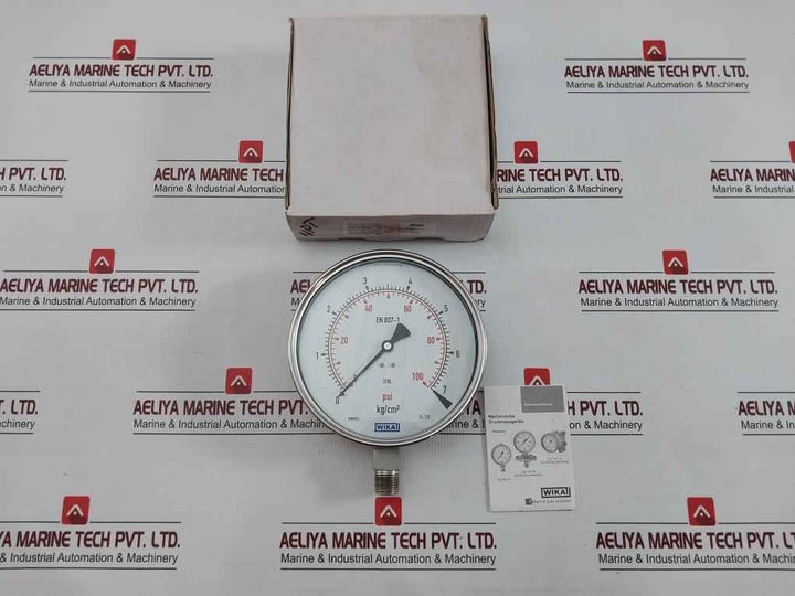 Wika 230.20.160, 0-100 Psi/0-7 Kg-cm2 Pressure Gauge