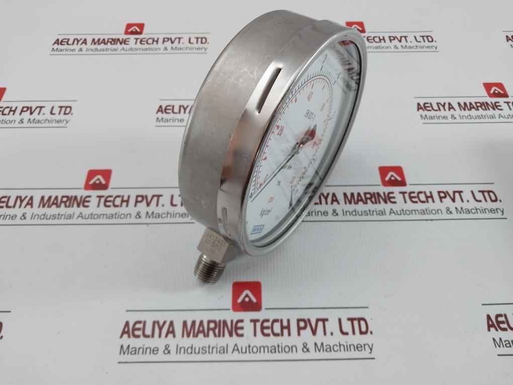 Wika 230.20.160, 0-100 Psi/0-7 Kg-cm2 Pressure Gauge
