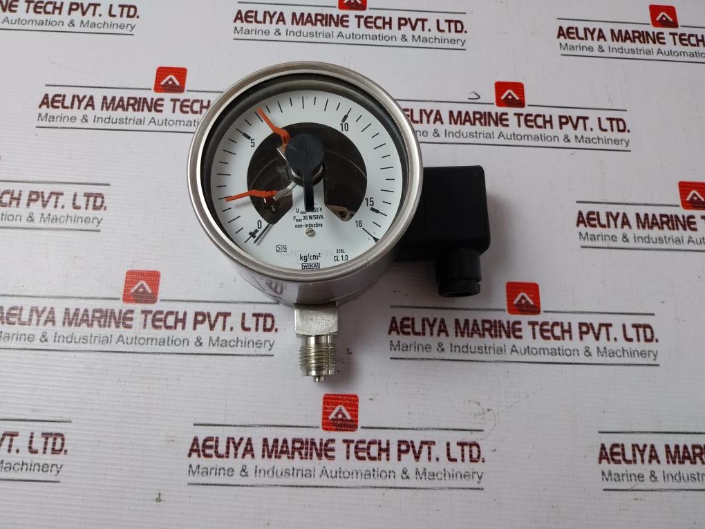 Wika 232.50.100 Pressure Gauge With Alarm Contacts Cont 821.22