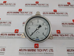 Wika 233.50.100 Pressure Gauge 0-6 Bar Liquid Filled 100mm 316l