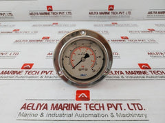 Wika 316 Ss Tube And Connection Pressure Gauge 0 To 100 Psi 0 To 6/6.8 Bar
