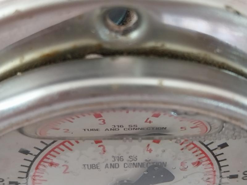 Wika 316 Ss Tube And Connection Pressure Gauge 0 To 100 Psi 0 To 6/6.8 Bar